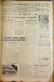 Página do jornal Correio do Ceará de junho de 1950