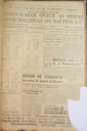 Página do jornal Correio do Ceará de junho de 1950