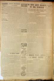 Página do jornal Correio do Ceará de junho de 1950