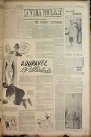Página do jornal Correio do Ceará de junho de 1950