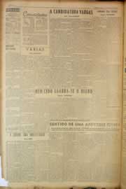 Página do jornal Correio do Ceará de junho de 1950