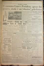 Página do jornal Correio do Ceará de junho de 1950
