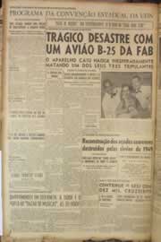 Página do jornal Correio do Ceará de junho de 1950