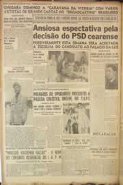 Página do jornal Correio do Ceará de junho de 1950