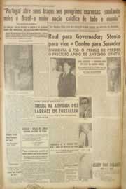 Página do jornal Correio do Ceará de junho de 1950