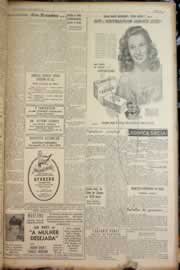 Página do jornal Correio do Ceará de junho de 1950