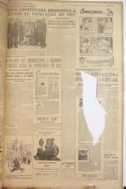 Página do jornal Correio do Ceará de junho de 1950
