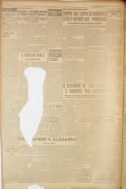 Página do jornal Correio do Ceará de junho de 1950