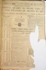 Página do jornal Correio do Ceará de junho de 1950