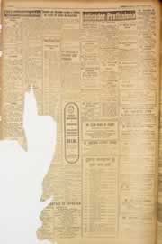 Página do jornal Correio do Ceará de junho de 1950
