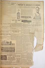 Página do jornal Correio do Ceará de junho de 1950