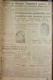 Página do jornal Correio do Ceará de junho de 1950