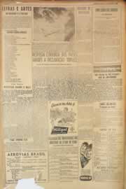 Página do jornal Correio do Ceará de junho de 1950