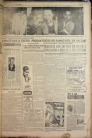 Página do jornal Correio do Ceará de junho de 1950