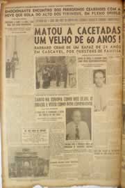 Página do jornal Correio do Ceará de julho de 1950