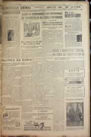 Página do jornal Correio do Ceará de julho de 1950