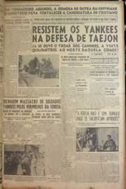 Página do jornal Correio do Ceará de julho de 1950