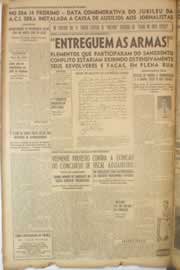 Página do jornal Correio do Ceará de julho de 1950