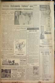 Página do jornal Correio do Ceará de julho de 1950