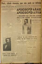 Página do jornal Correio do Ceará de julho de 1950