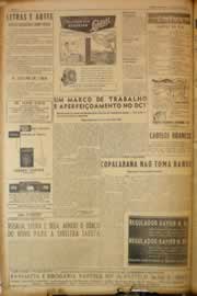 Página do jornal Correio do Ceará de julho de 1950