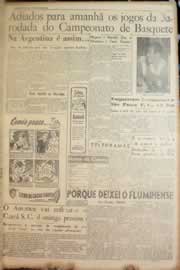 Página do jornal Correio do Ceará de julho de 1950