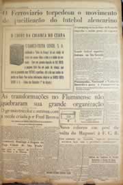 Página do jornal Correio do Ceará de agosto de 1950