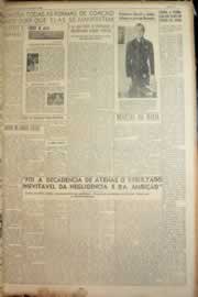 Página do jornal Correio do Ceará de agosto de 1950