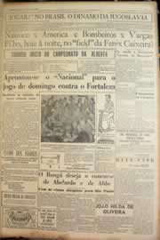 Página do jornal Correio do Ceará de agosto de 1950