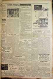 Página do jornal Correio do Ceará de agosto de 1950
