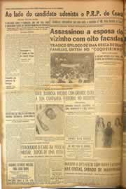 Página do jornal Correio do Ceará de agosto de 1950