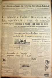 Página do jornal Correio do Ceará de agosto de 1950