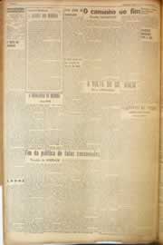 Página do jornal Correio do Ceará de agosto de 1950