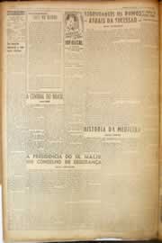 Página do jornal Correio do Ceará de agosto de 1950