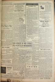 Página do jornal Correio do Ceará de agosto de 1950