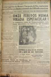 Página do jornal Correio do Ceará de agosto de 1950