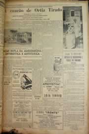 Página do jornal Correio do Ceará de agosto de 1950