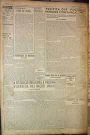 Página do jornal Correio do Ceará de setembro de 1950