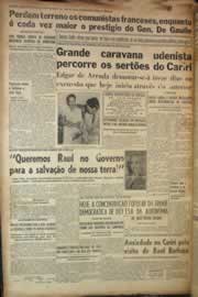 Página do jornal Correio do Ceará de setembro de 1950