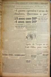 Página do jornal Correio do Ceará de setembro de 1950