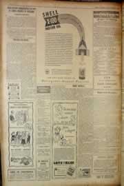 Página do jornal Correio do Ceará de setembro de 1950