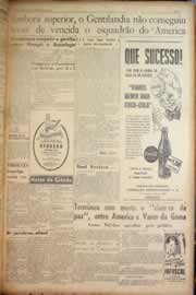 Página do jornal Correio do Ceará de setembro de 1950