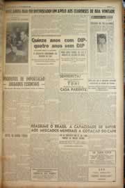 Página do jornal Correio do Ceará de setembro de 1950