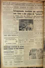 Página do jornal Correio do Ceará de setembro de 1950