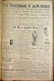 Página do jornal Correio do Ceará de setembro de 1950