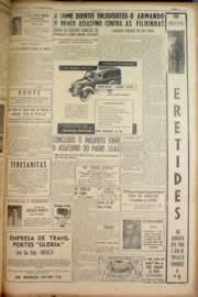 Página do jornal Correio do Ceará de setembro de 1950