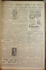 Página do jornal Correio do Ceará de setembro de 1950