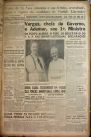 Página do jornal Correio do Ceará de setembro de 1950