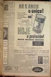 Página do jornal Correio do Ceará de setembro de 1950
