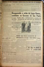 Página do jornal Correio do Ceará de setembro de 1950